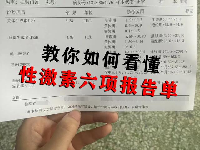 妇科专家教你如何看懂性激素六项报告单！